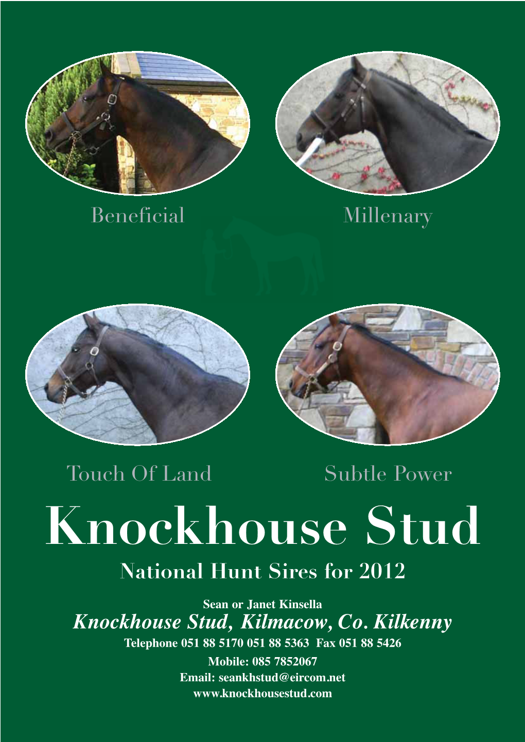 Knockhouse Stud National Hunt Sires for 2012