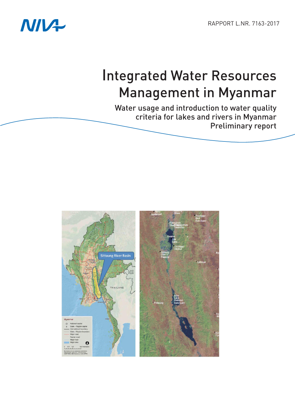 Integrated Water Resources Management in Myanmar. Water Usage and Introduction to Water Quality Criteria for Lakes