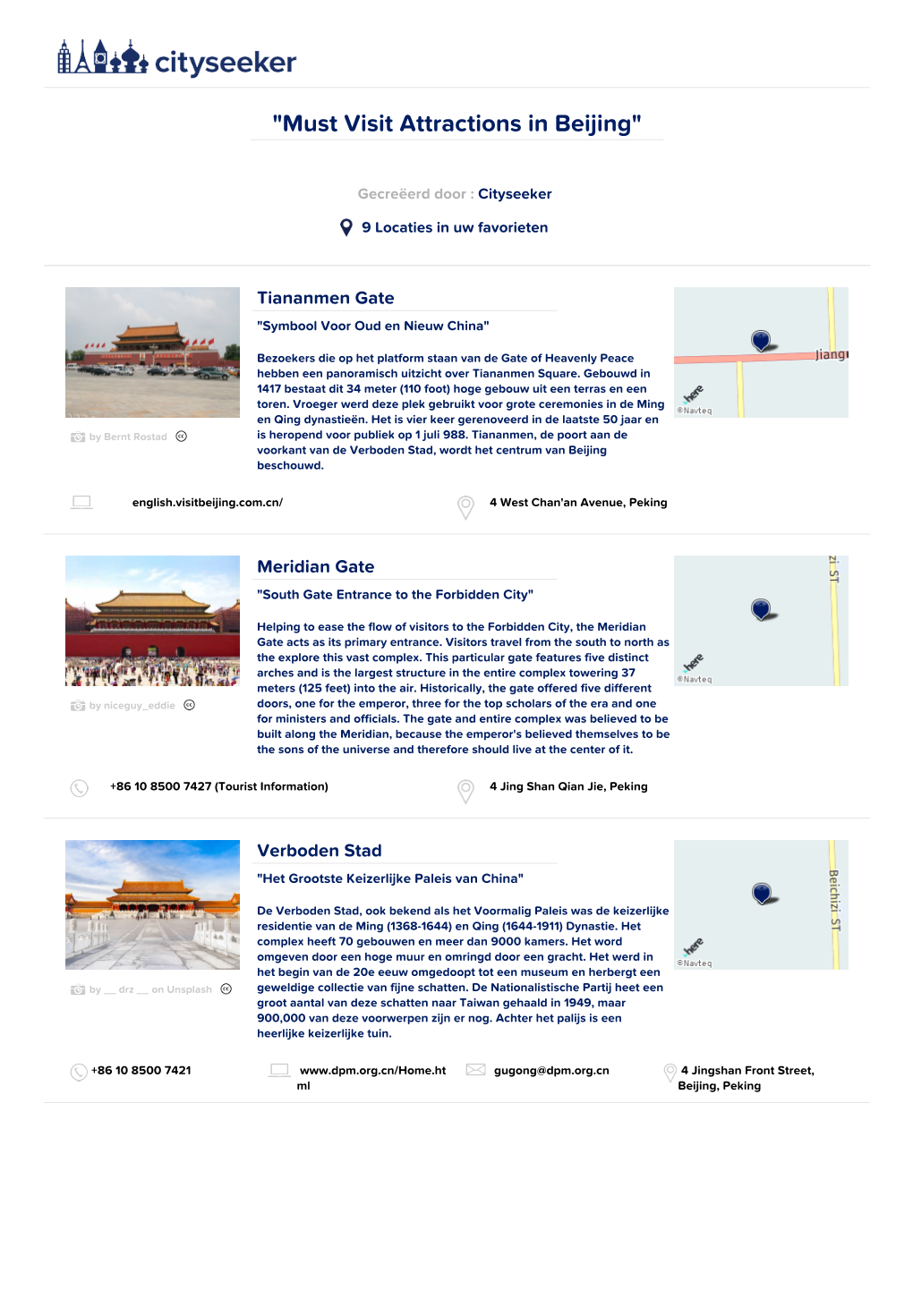 Must Visit Attractions in Beijing