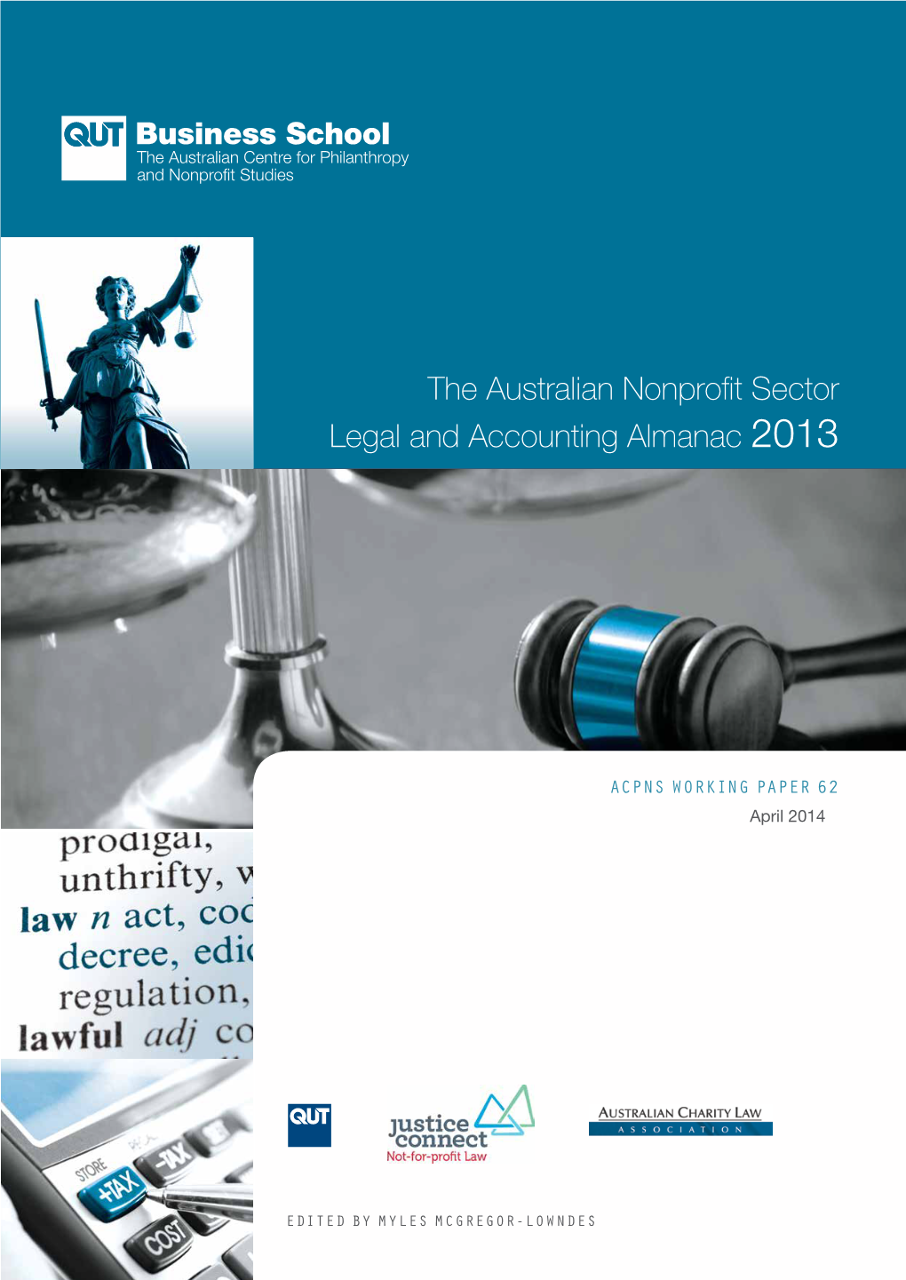 The Australian Nonprofit Sector Legal and Accounting Almanac 2013