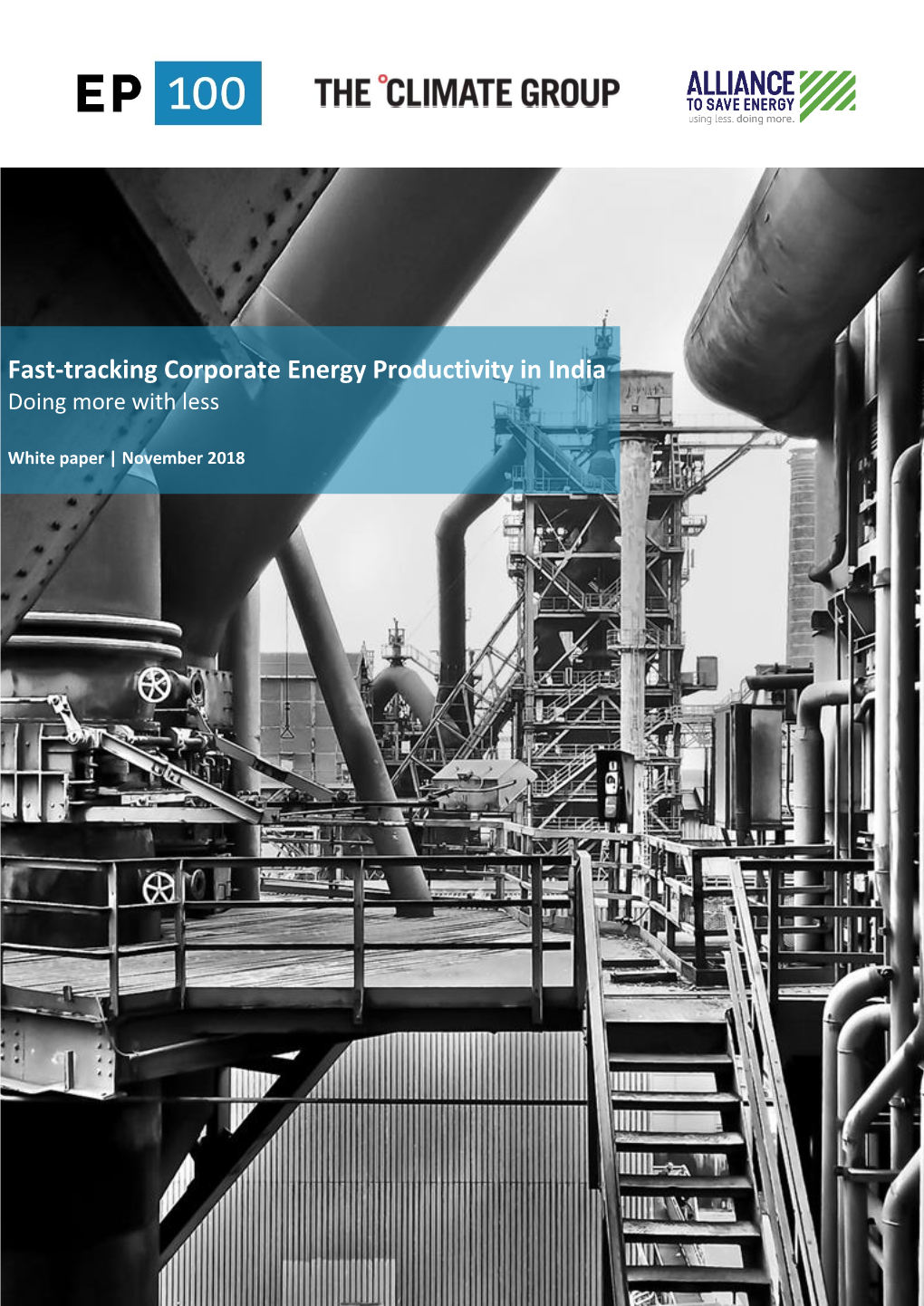 Fast-Tracking Corporate Energy Productivity in India’ November