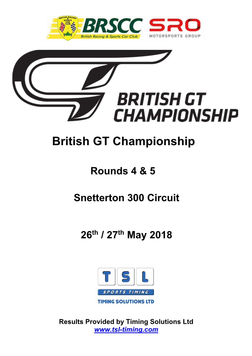 British GT Championship