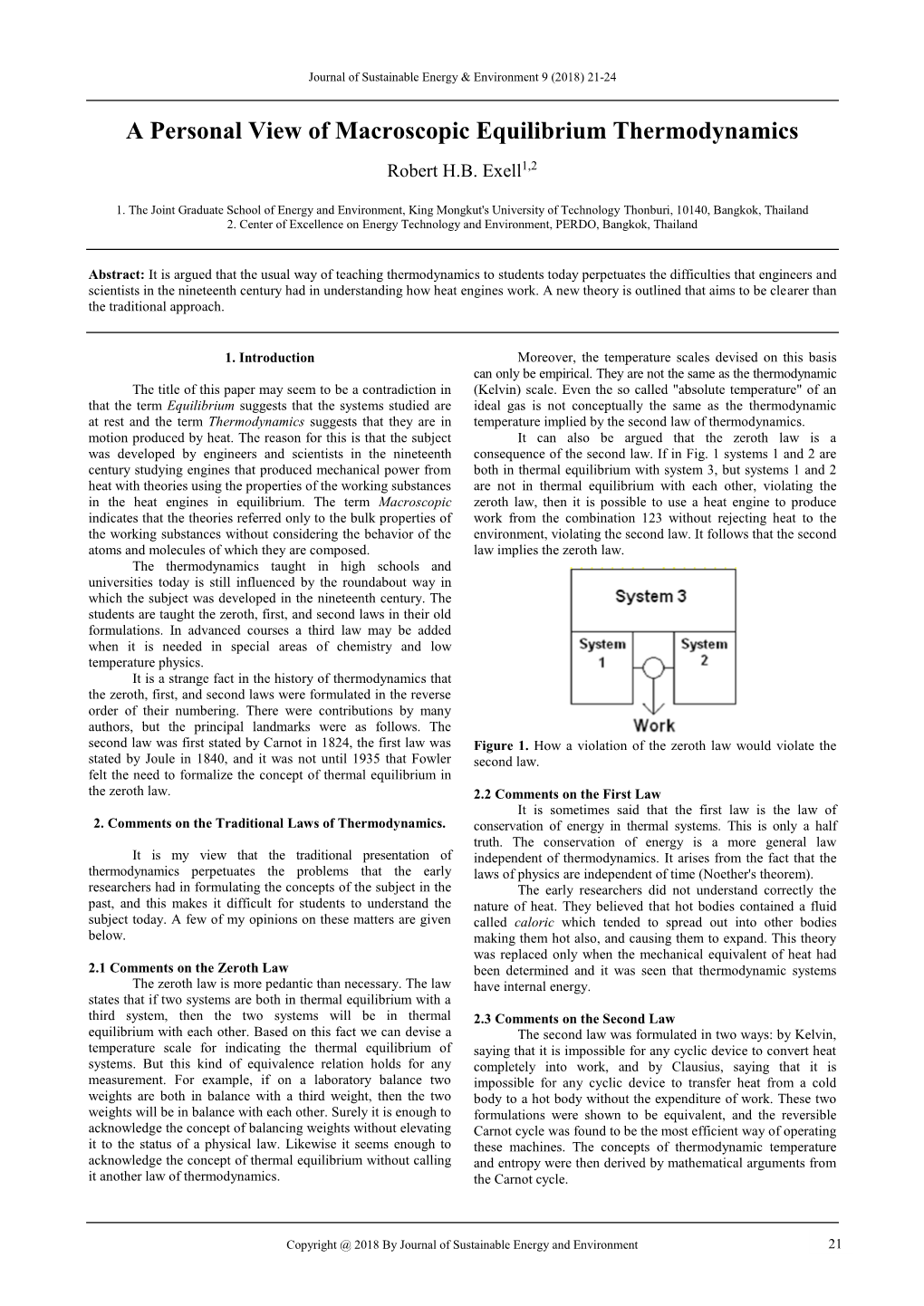 Thermodynamics Paper