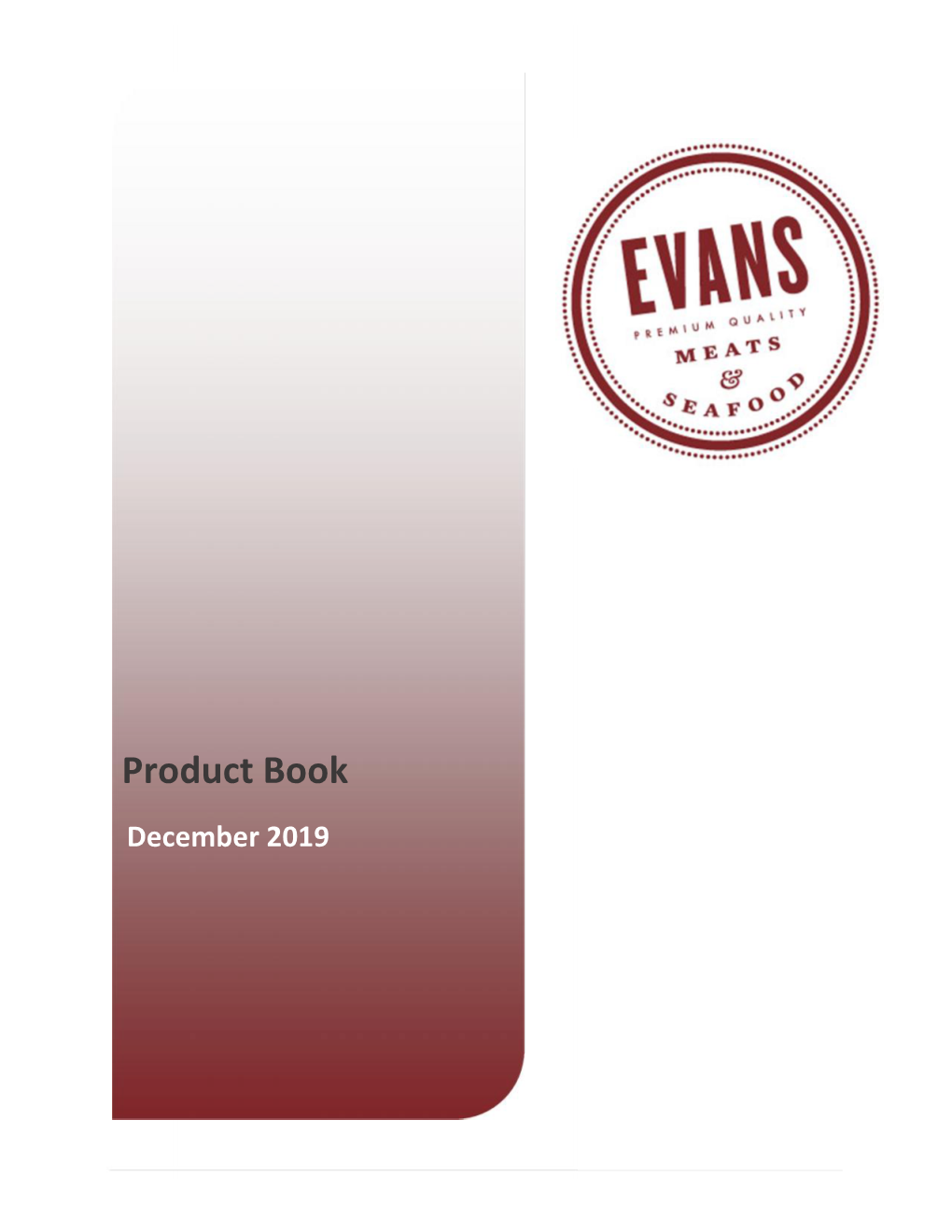 Product Book December 2019 Product Book Reference & Information Guide