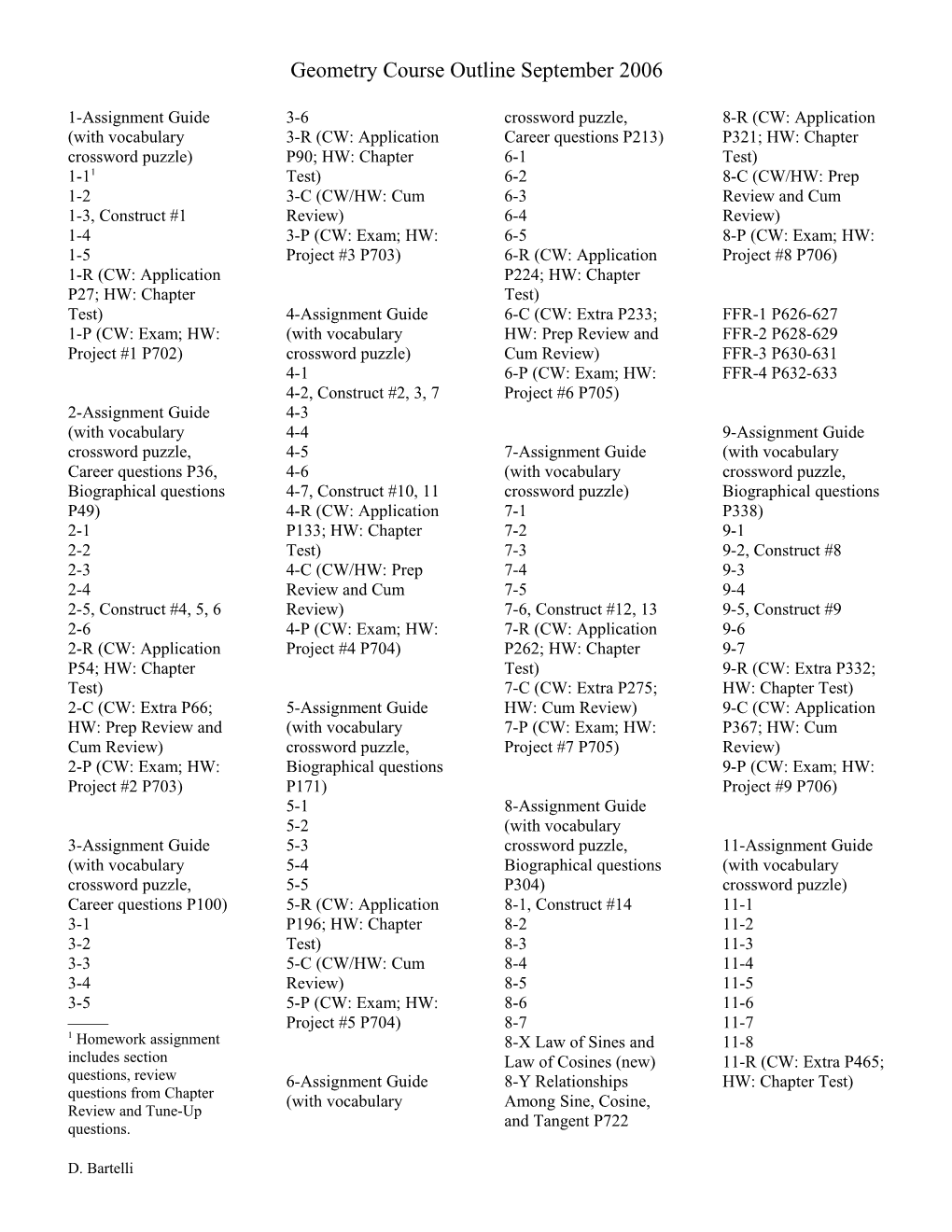 1-Assignment Guide with Vocabulary Crossword Puzzle