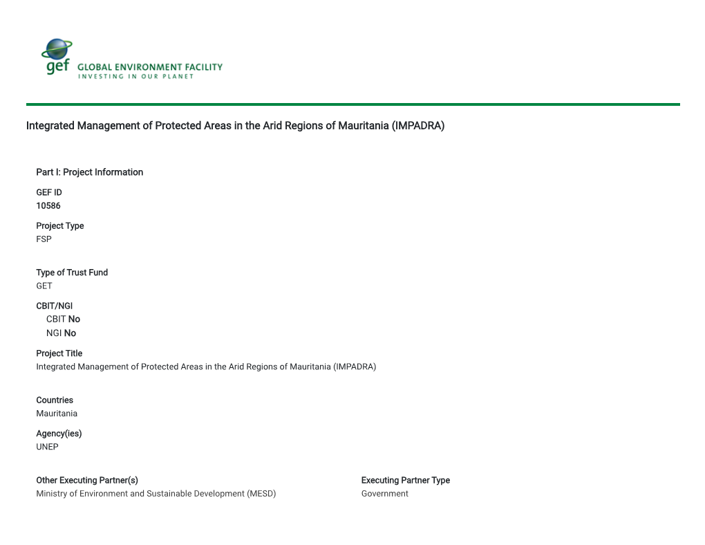 PIF) Endorsement) Ha (Achieved at MTR) Ha (Achieved at TE)