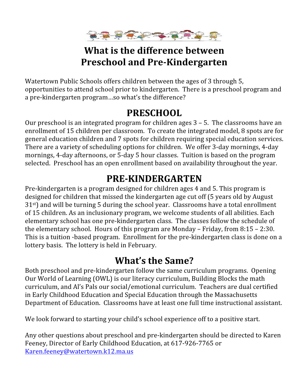 What Is the Difference Between Preschool and Pre-Kindergarten