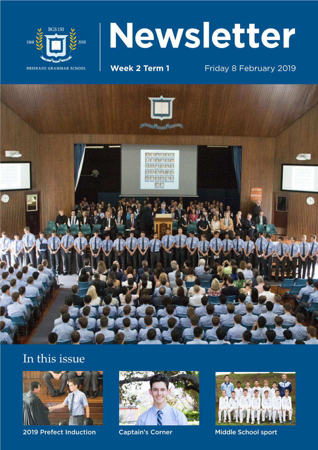 Newsletter Week 2 Term 1 Friday 8 February 2019