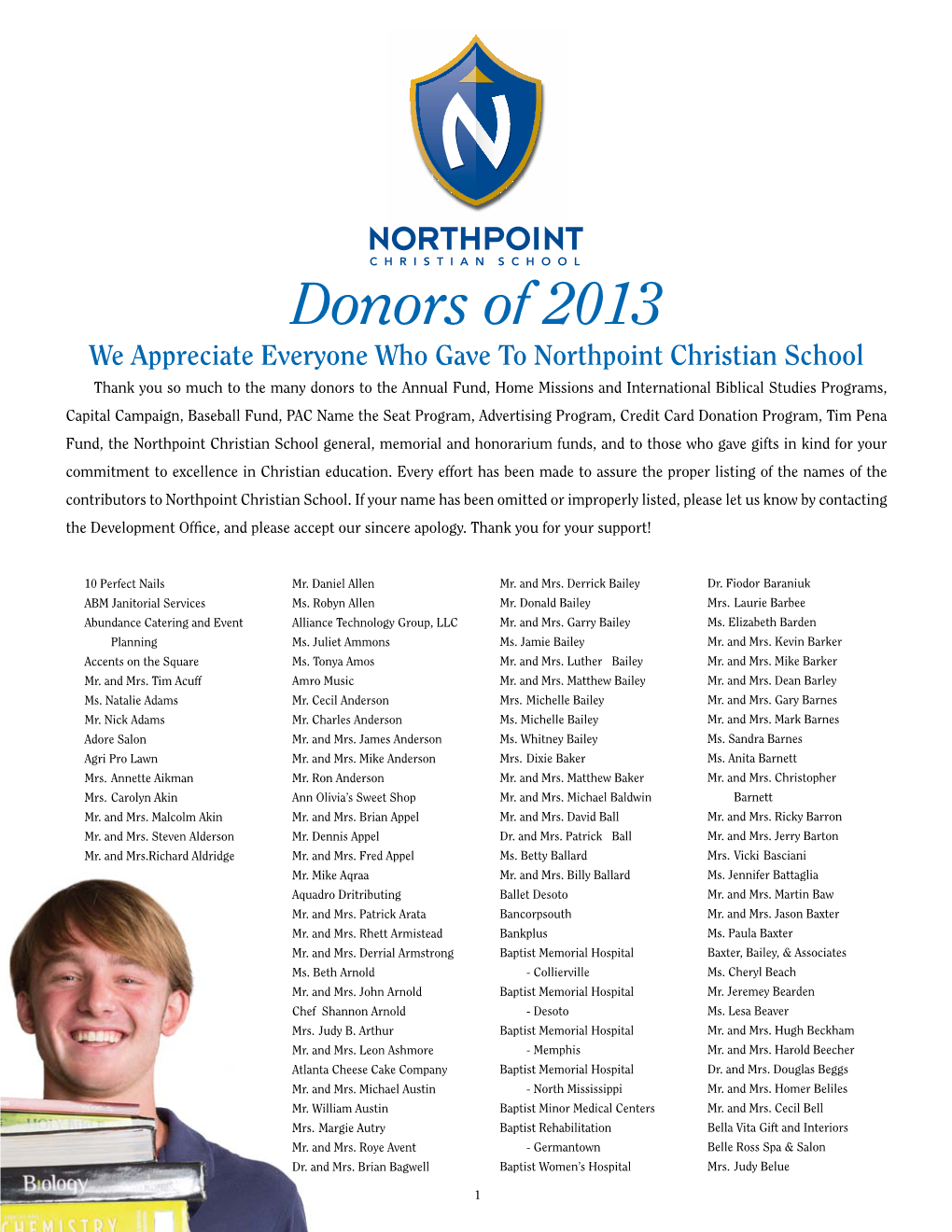 Donors of 2013