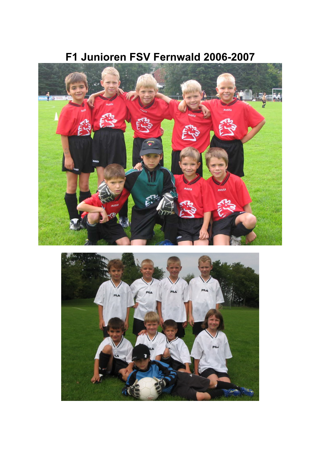 F1 Junioren FSV Fernwald 2006-2007