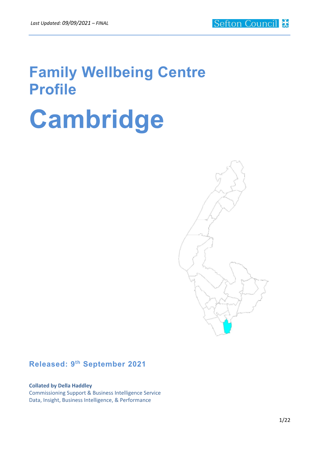 Cambridge Family Wellbeing Centre