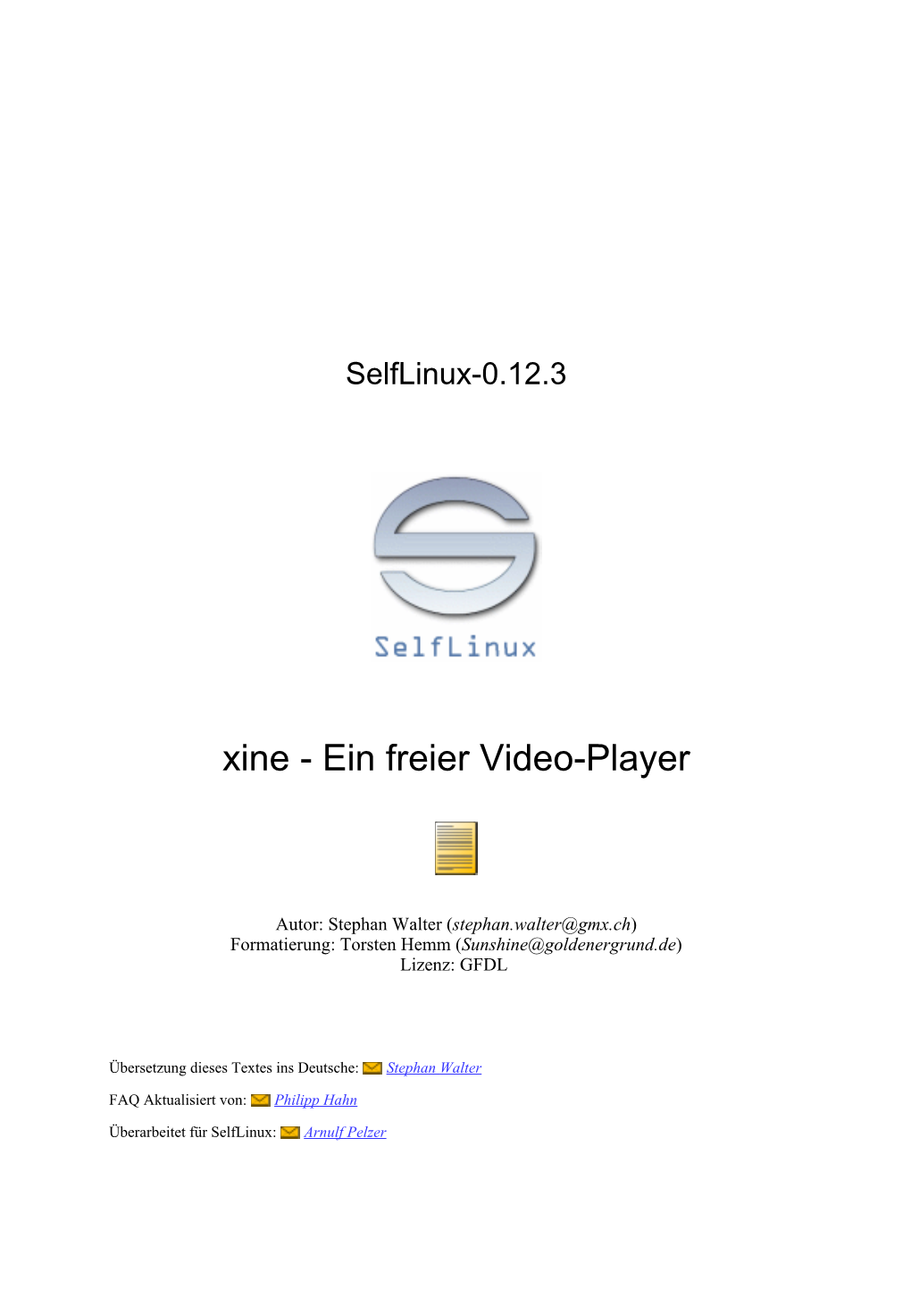Xine - Ein Freier Video-Player