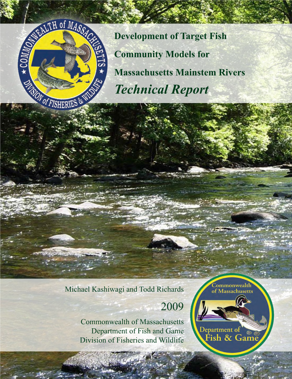 Development of Target Fish Community Models for Massachusetts Mainstem Rivers Technical Report