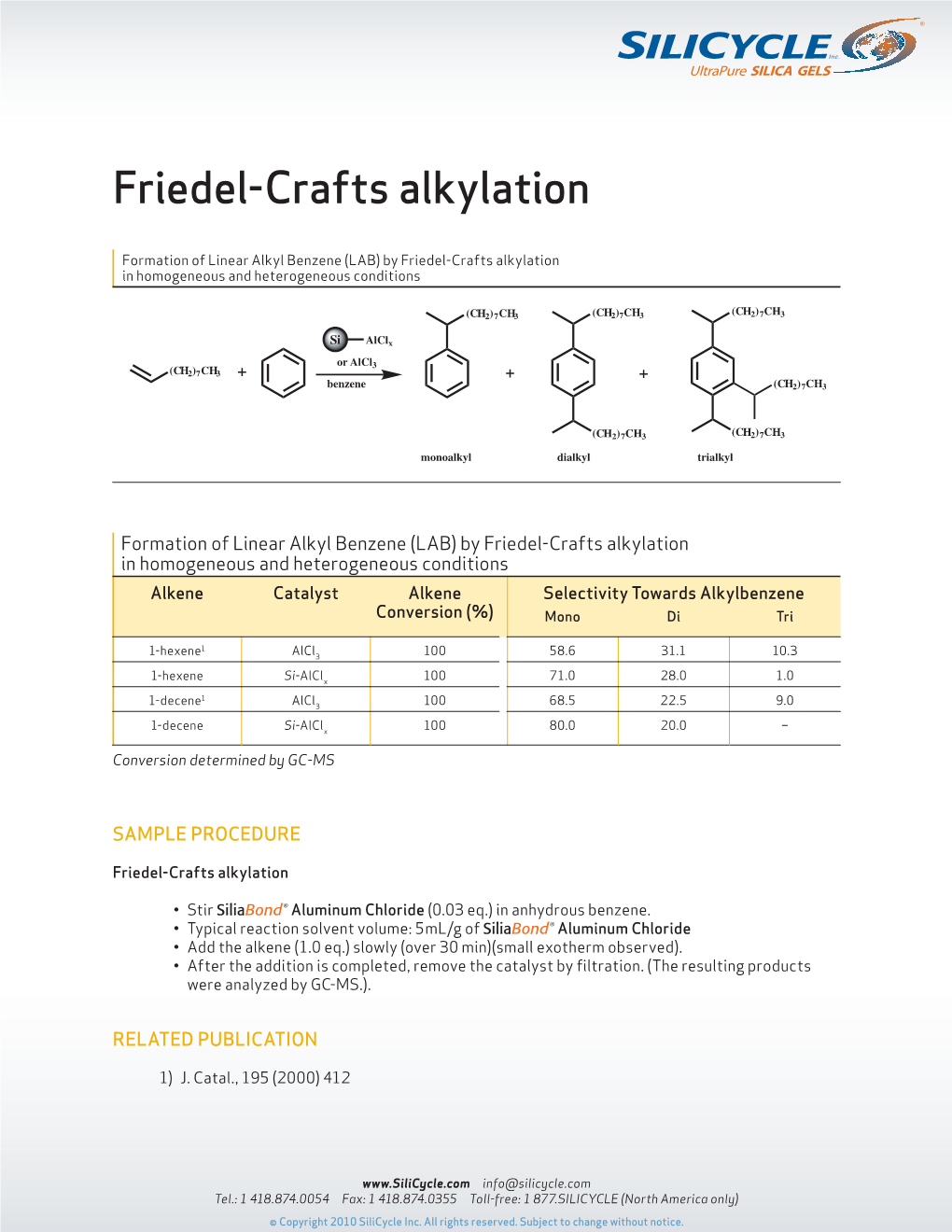 Friedel-Crafts Alkylation