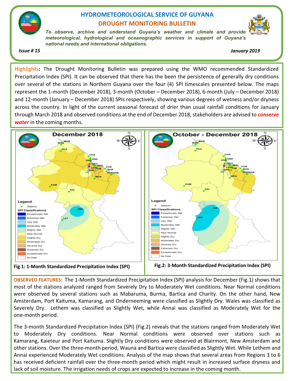 Drought Monitoring Bulletin