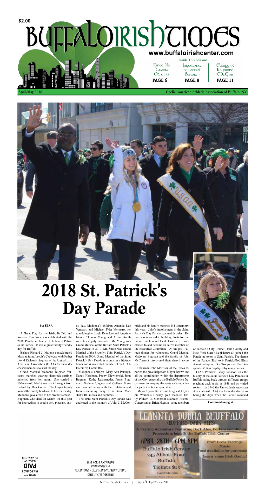 2018 St. Patrick's Day Parade