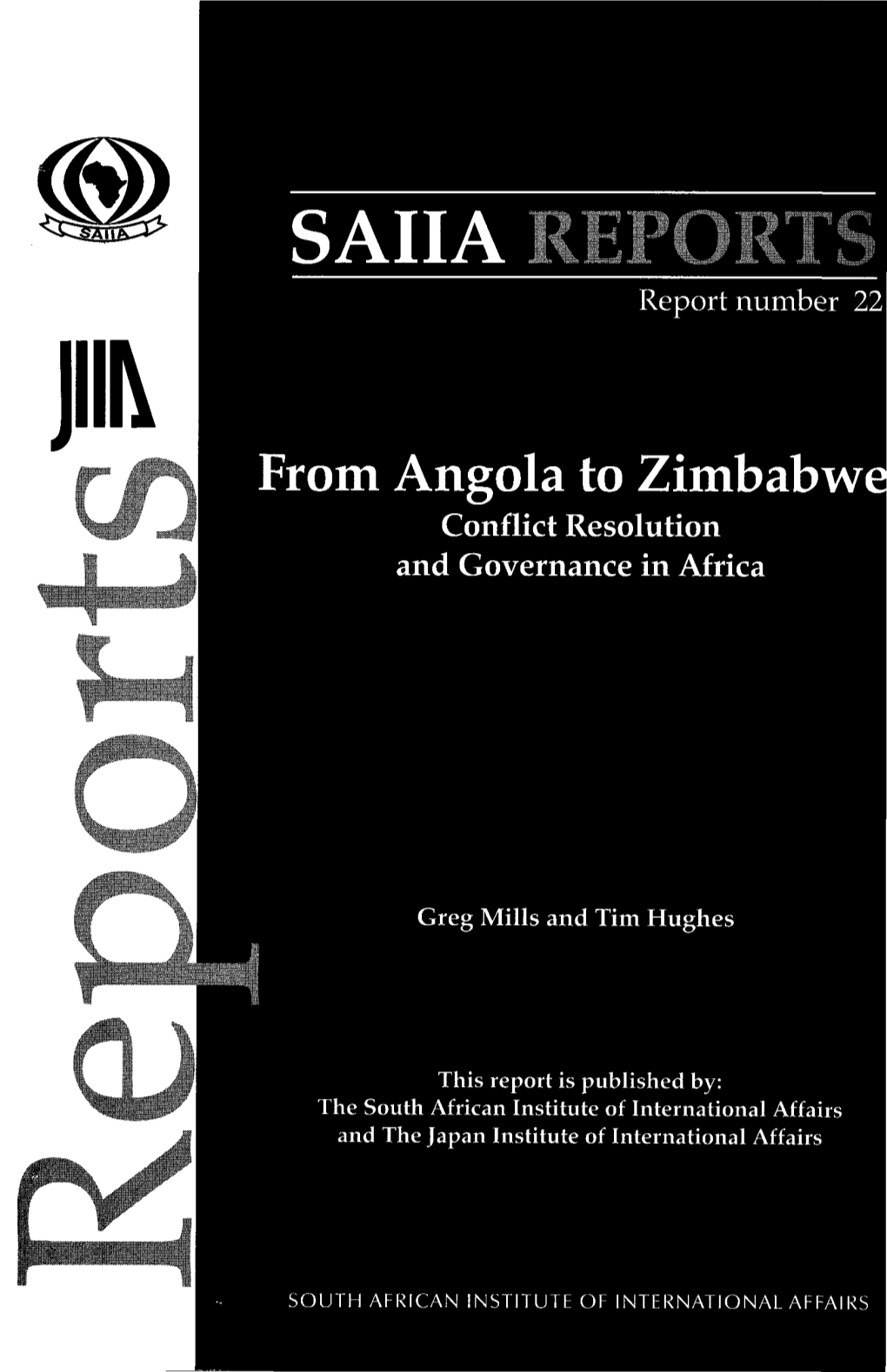 From Angola to Zimbabwi Conflict Resolution and Governance in Africa