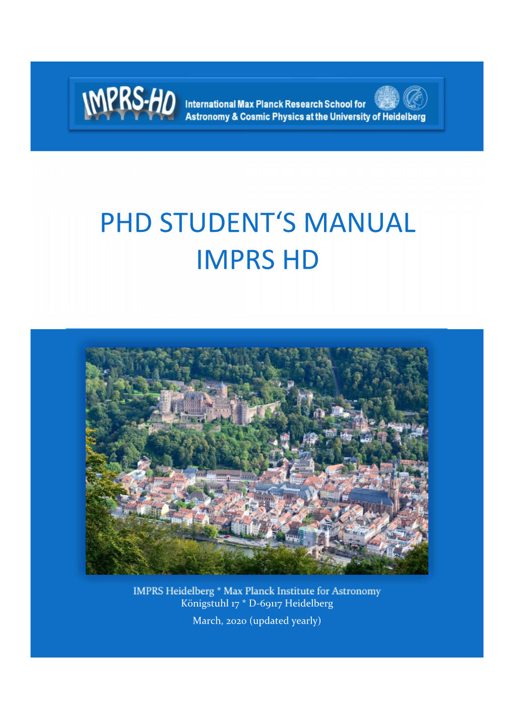 Phd Student's Manual Imprs Hd
