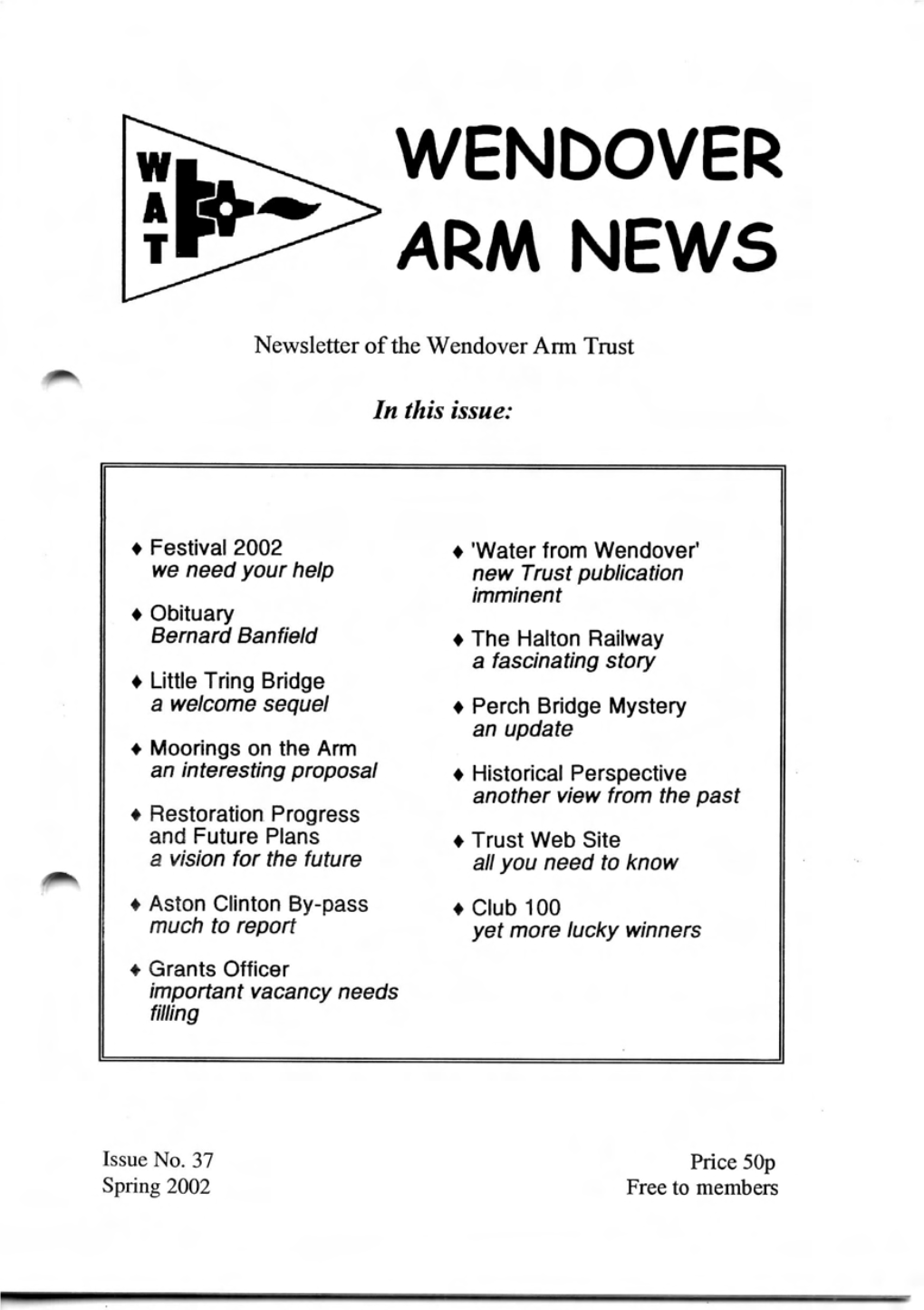 Wendover Arm News