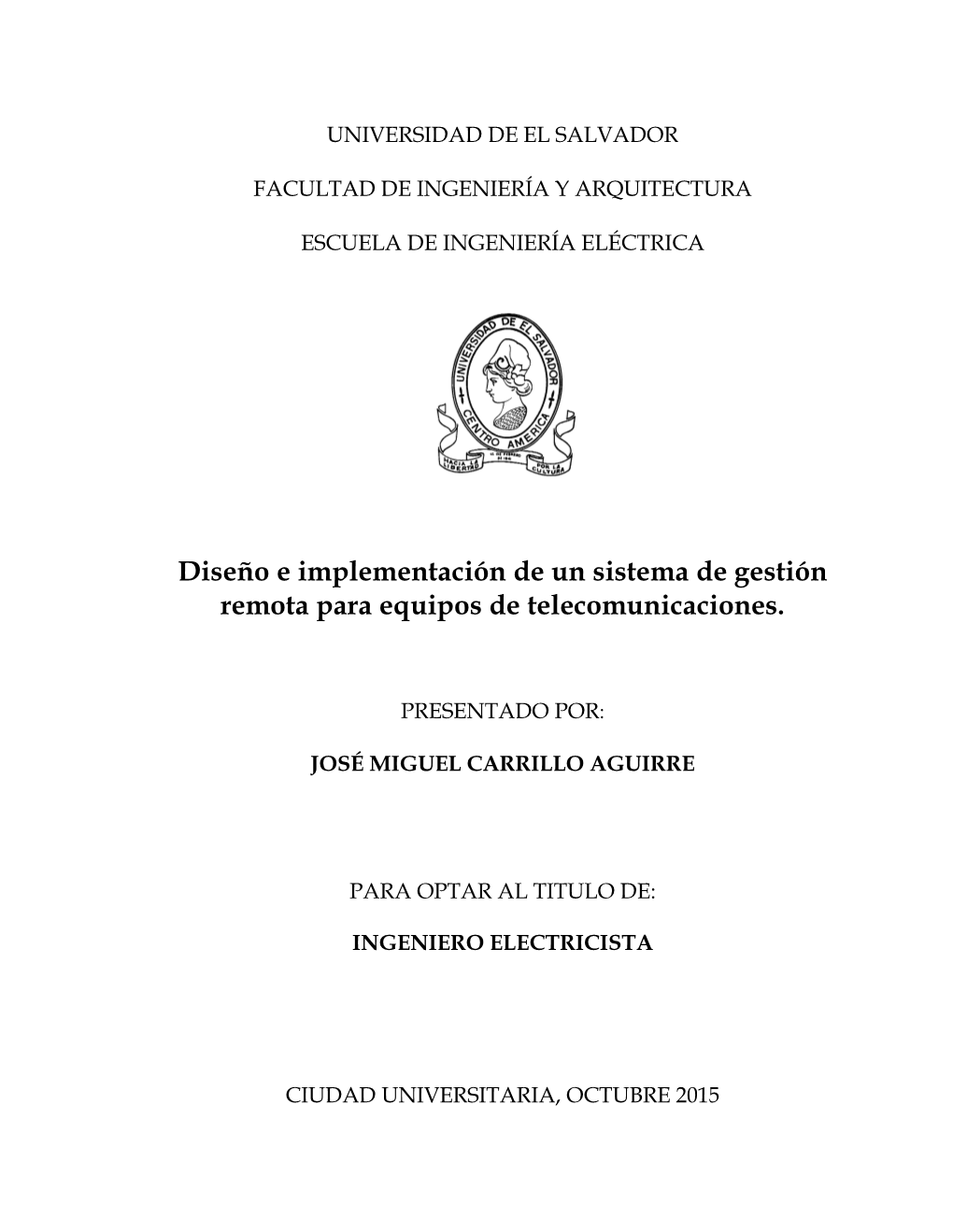 Diseño E Implementación De Un Sistema De Gestión Remota Para Equipos De Telecomunicaciones