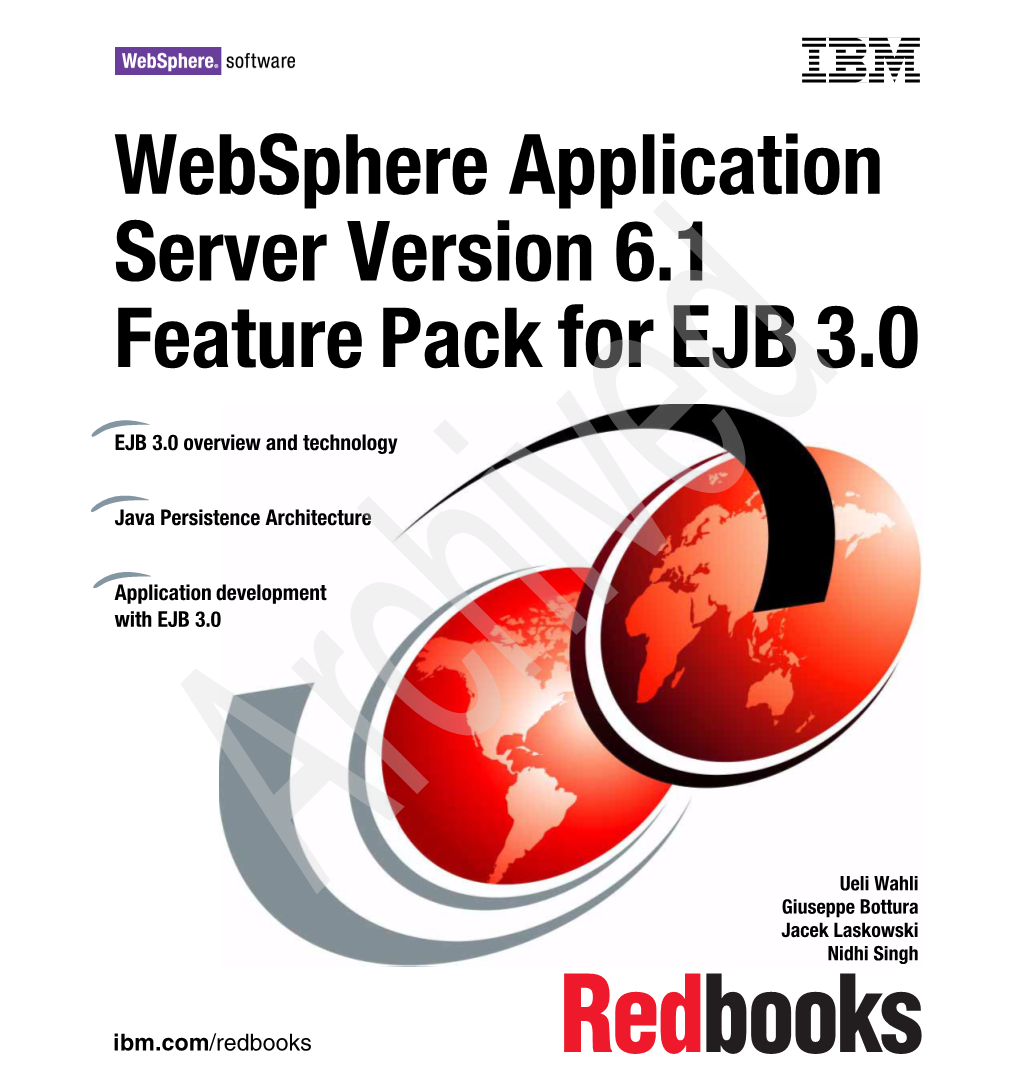 Websphere Application Server Version 6.1 Feature Pack for EJB 3.0