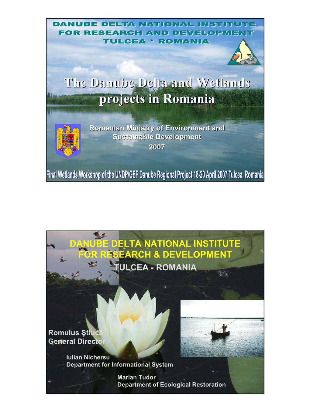 The Danube Delta and Wetlands Projects in Romania