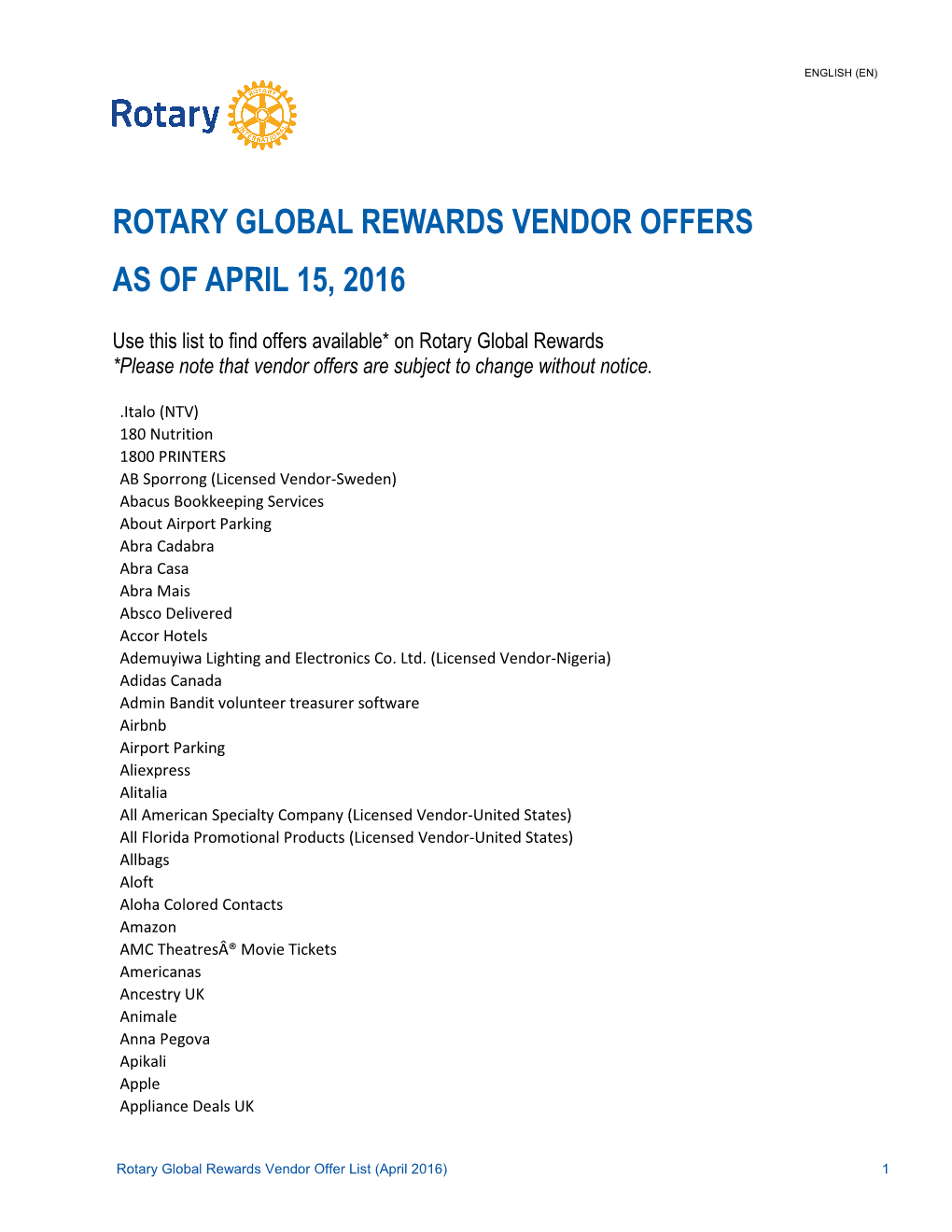Rotary Global Rewards Vendor List Apr2016 EN