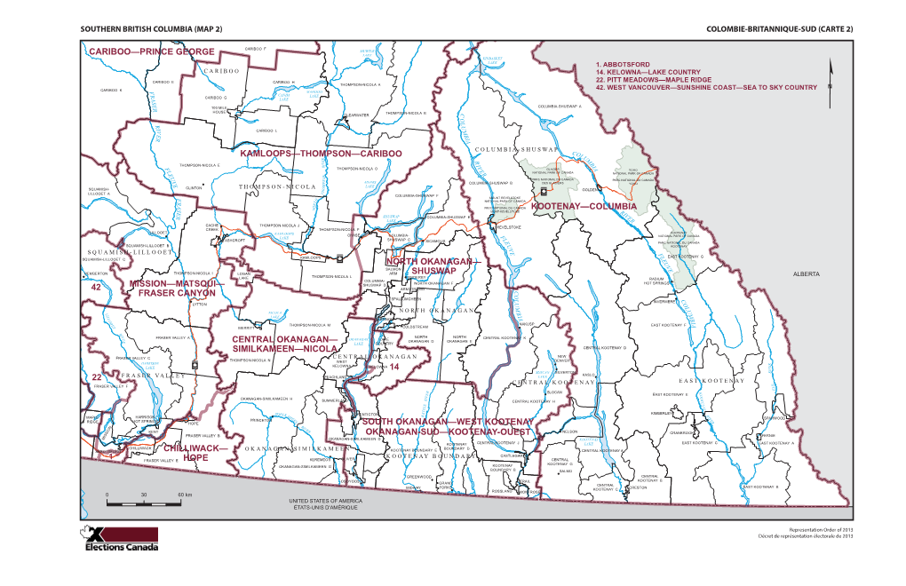 Shuswap Chilliwack— Hope Central Okanagan— Si