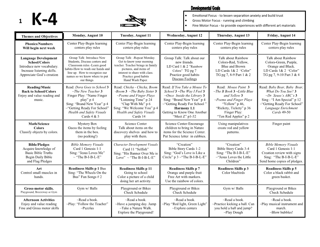 Download Current Curriculum