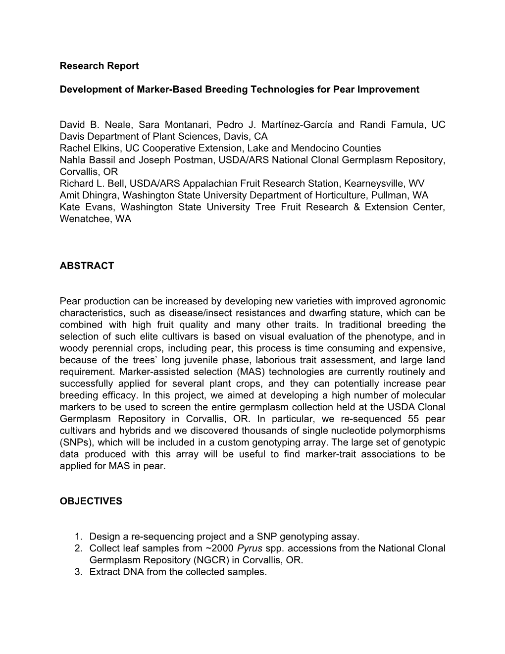 Development of Market-Based Breeding