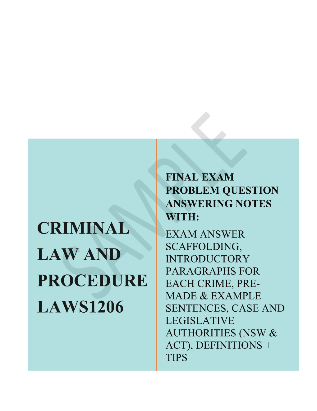 Criminal Law and Procedure Laws1206
