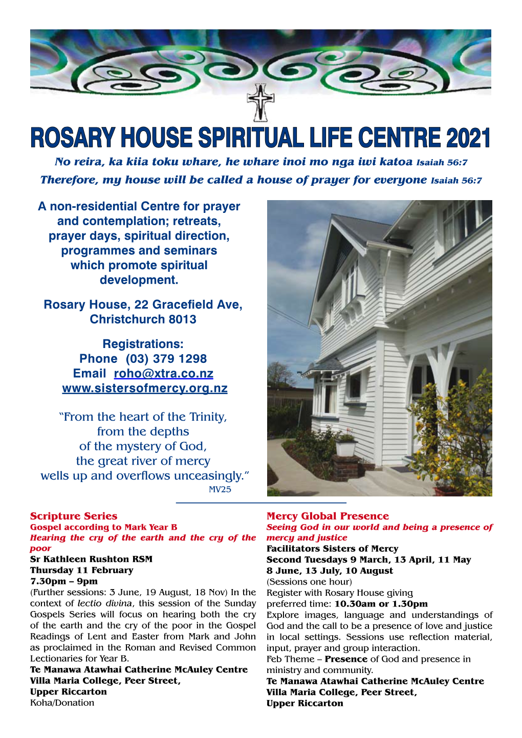 Rosary House Spiritual Life Centre 2021