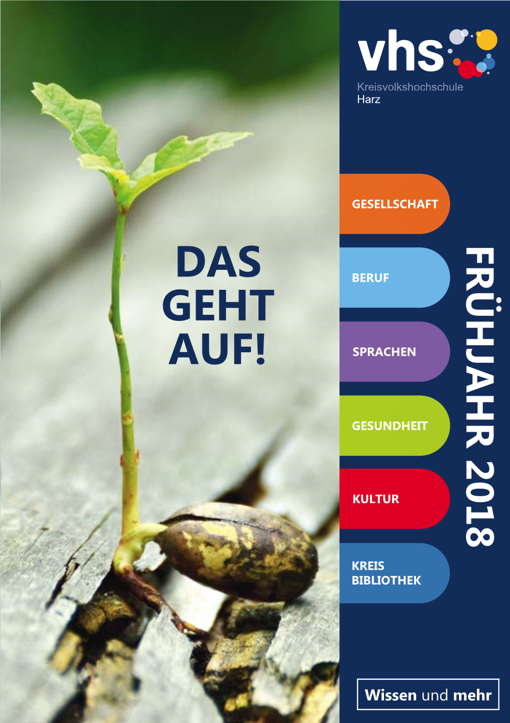 Das Geht Auf!“ Ist Unser Motto Für Das Frühjahr 2018, Und Das Betrifft Nicht Nur Unser Programmheft