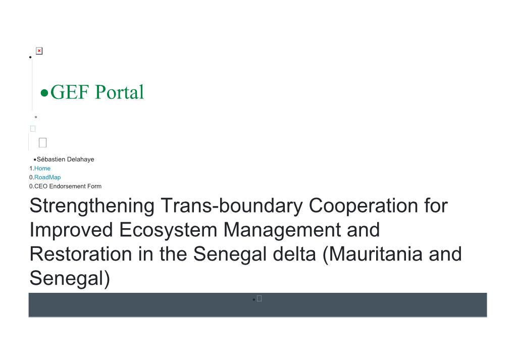 Global Environment Facility (GEF) Operations