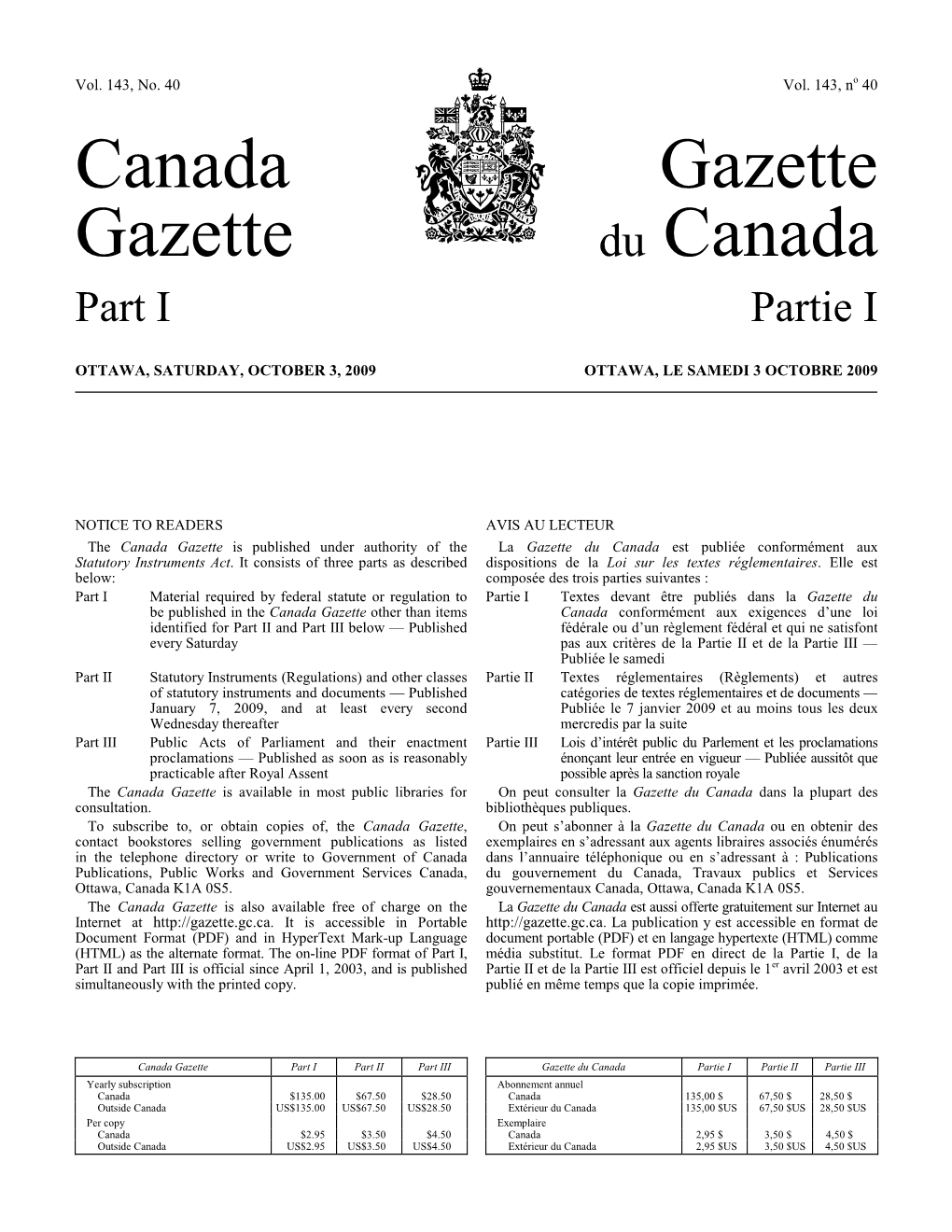 Loi Canadienne Sur La Protection De L'environnement (1999)