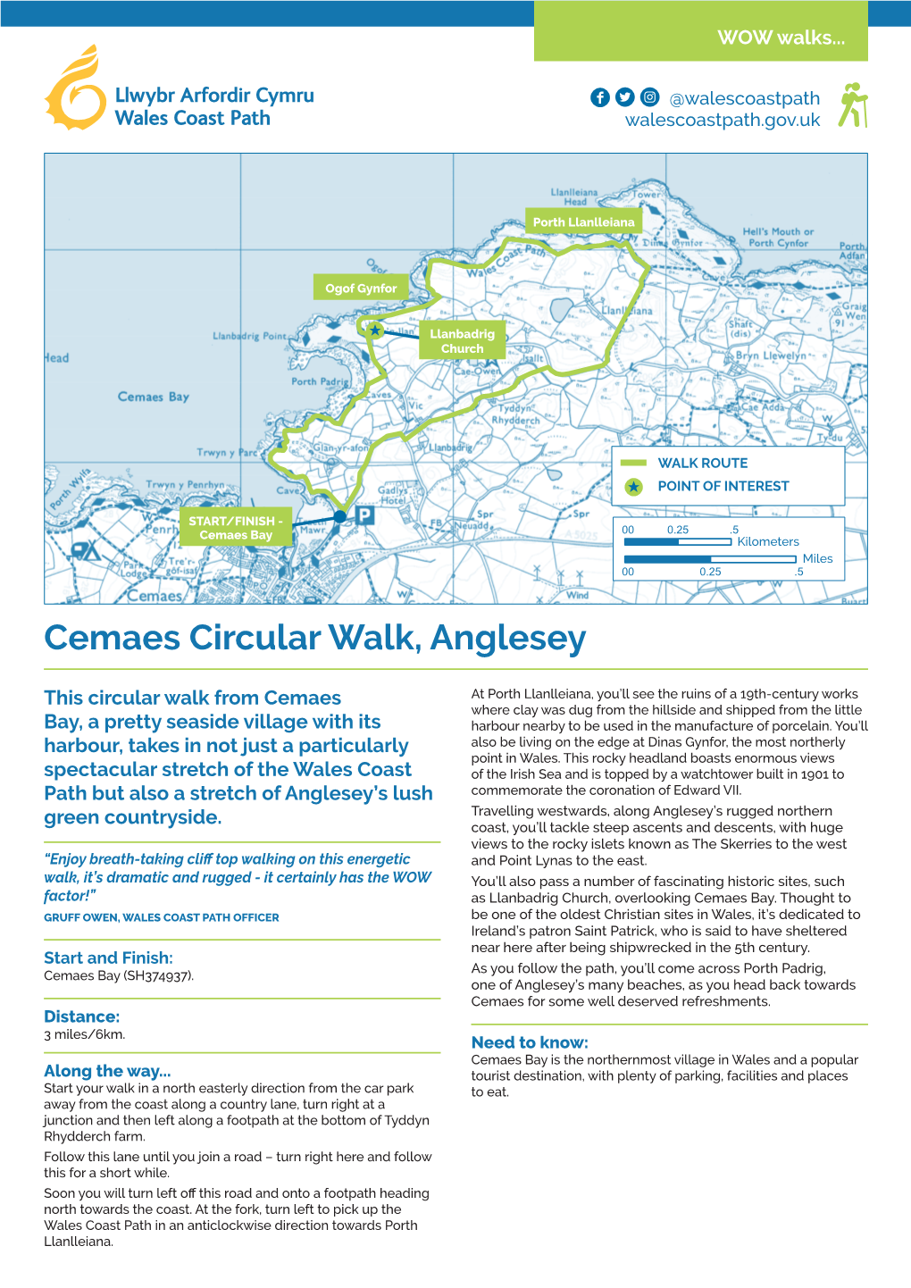 Cemaes Circular Walk, Anglesey