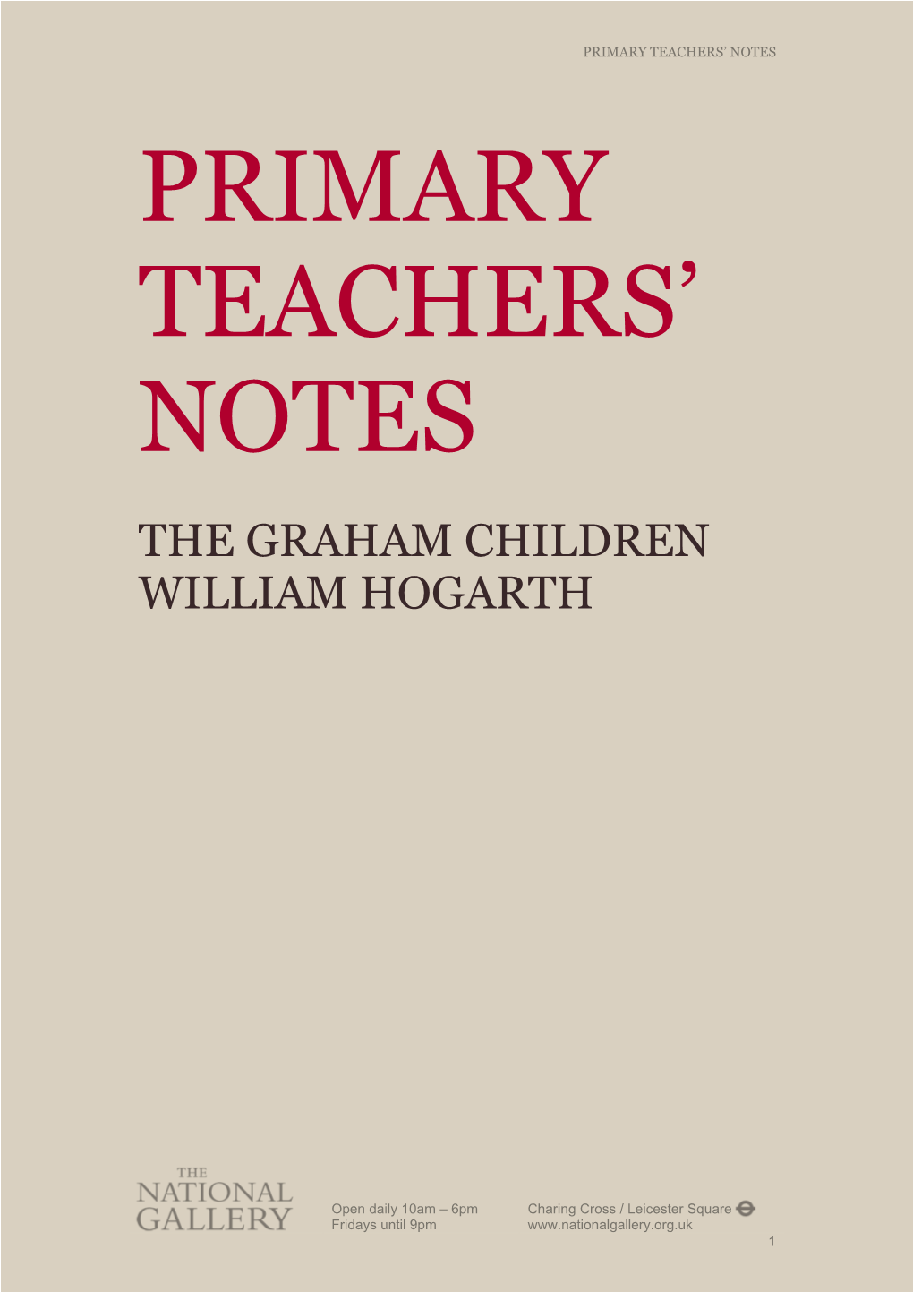 The Graham Children, Hogarth