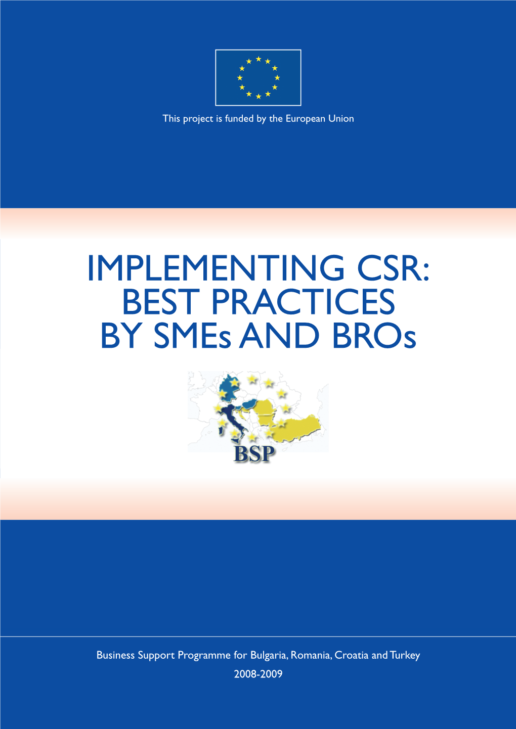 IMPLEMENTING CSR: BEST PRACTICES by Smes and Bros