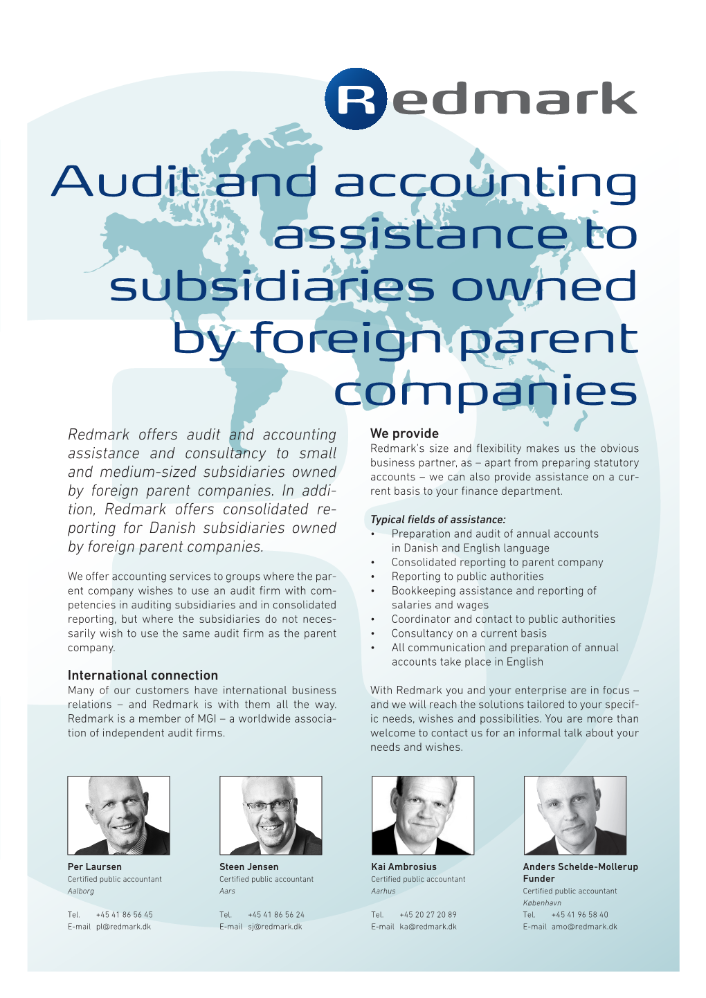 Audit and Accounting Assistance to Subsidiaries Owned by Foreign Parent Companies