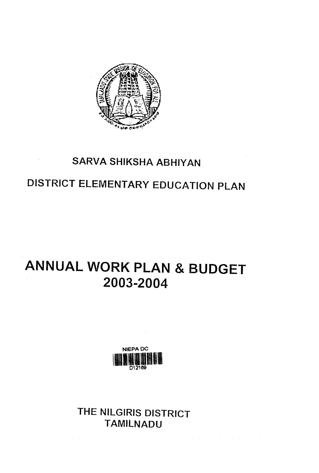 Annual Work Plan & Budget