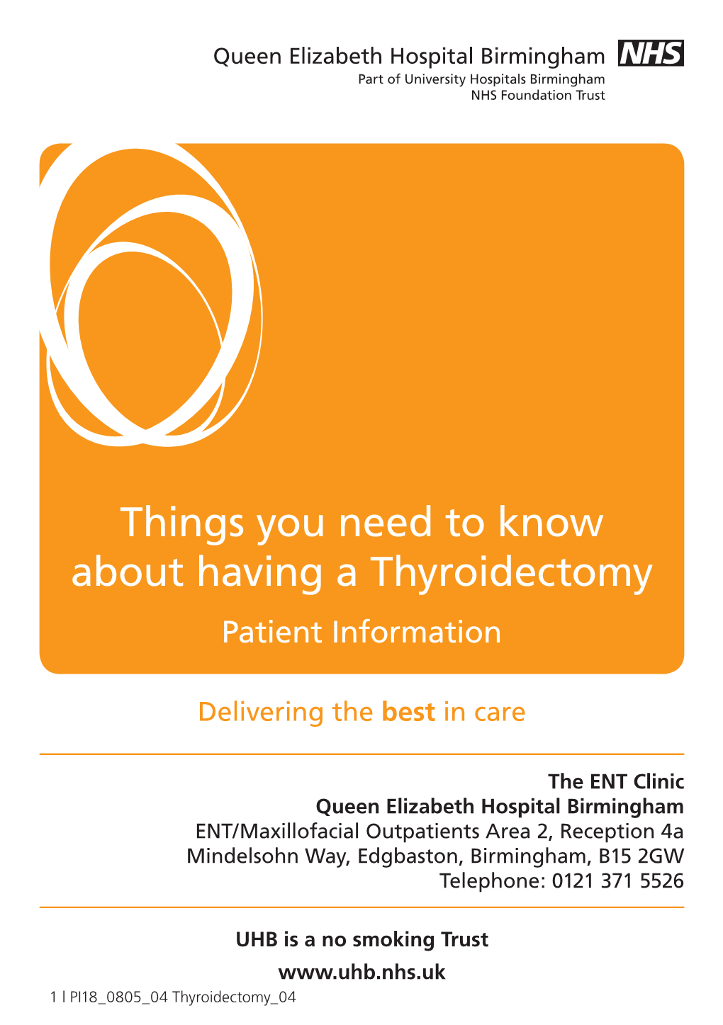 Things You Need to Know About Having a Thyroidectomy Patient Information