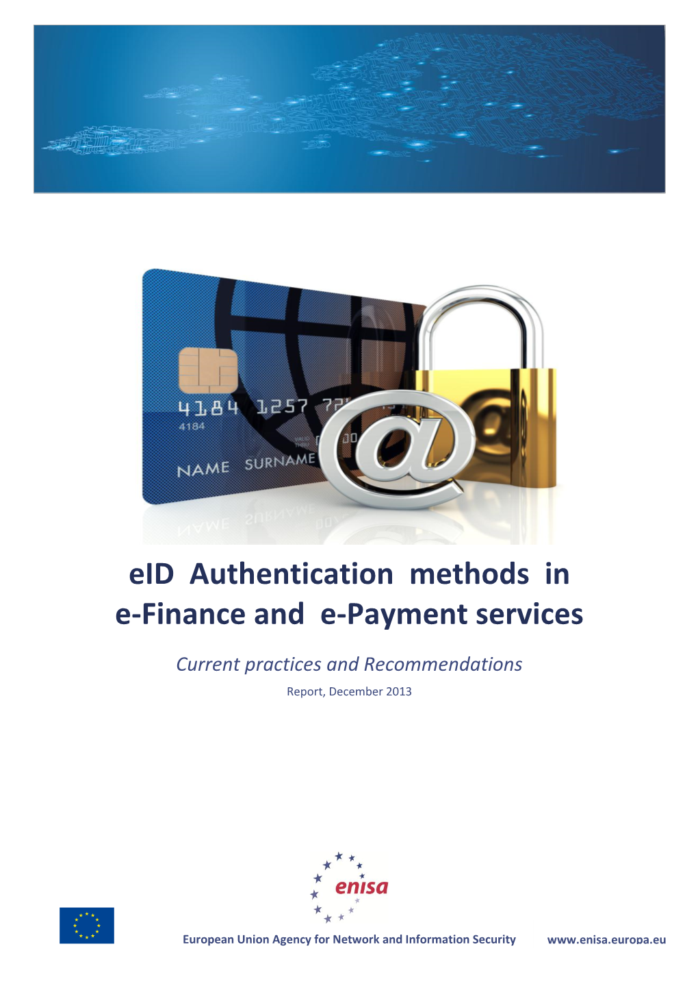 Eid Authentication Methods in E-Finance and E-Payment Services