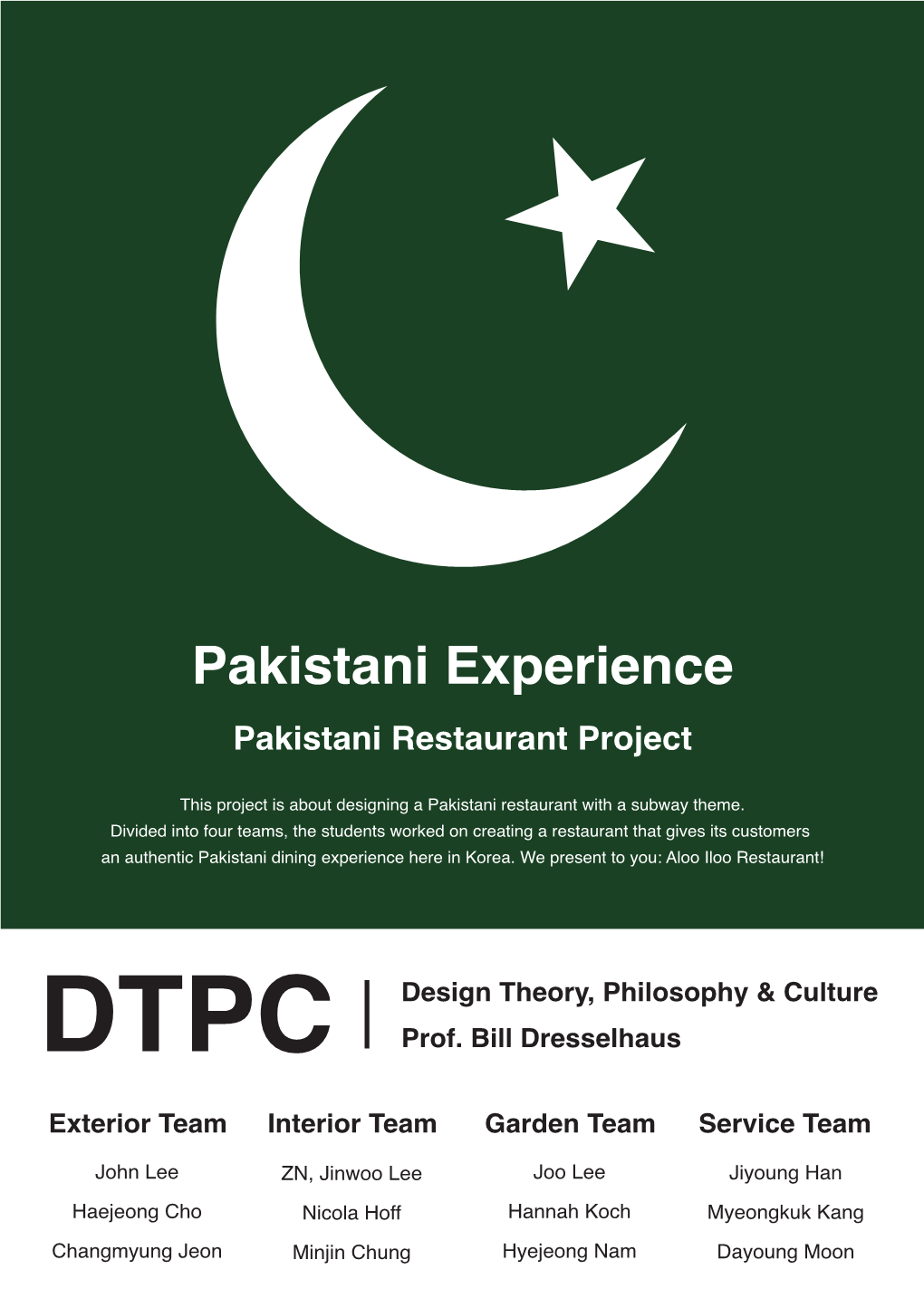 This Project Is About Designing a Pakistani Restaurant with a Subway Theme