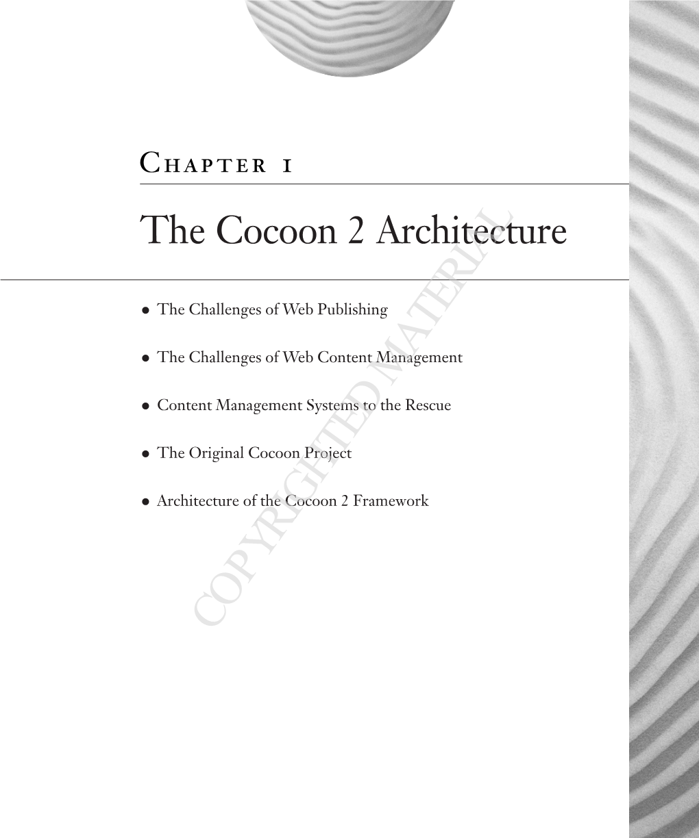 Chapter 1 the Cocoon 2 Architecture