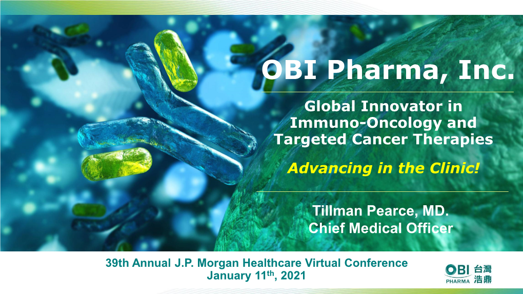 OBI Pharma, Inc