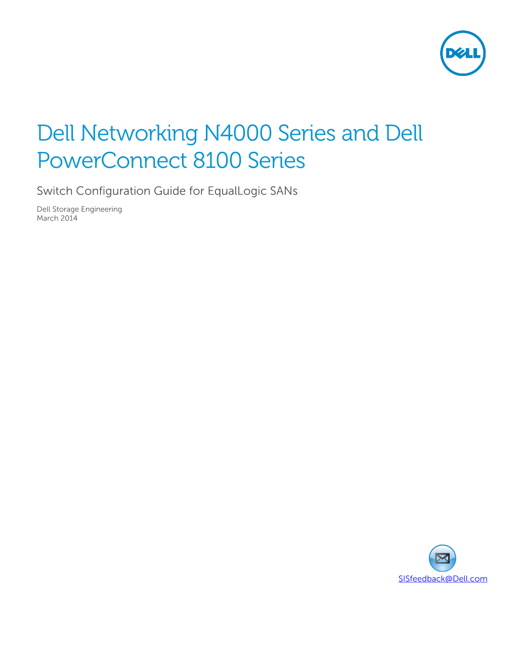 Dell Networking N4000 Powerconnect 8100 with PS Series