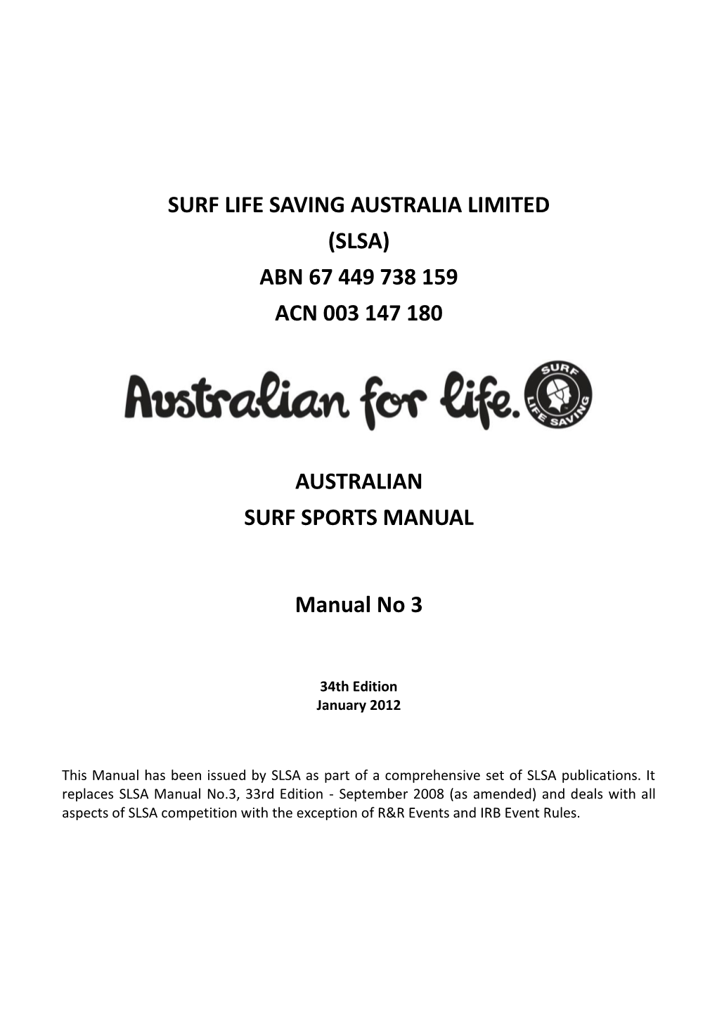 SLSA Surf Sports Manual.Pdf
