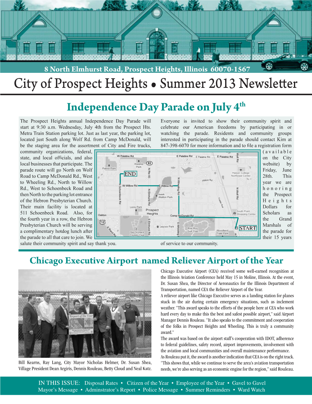 City of Prospect Heights • Summer 2013 Newslett • Ertt