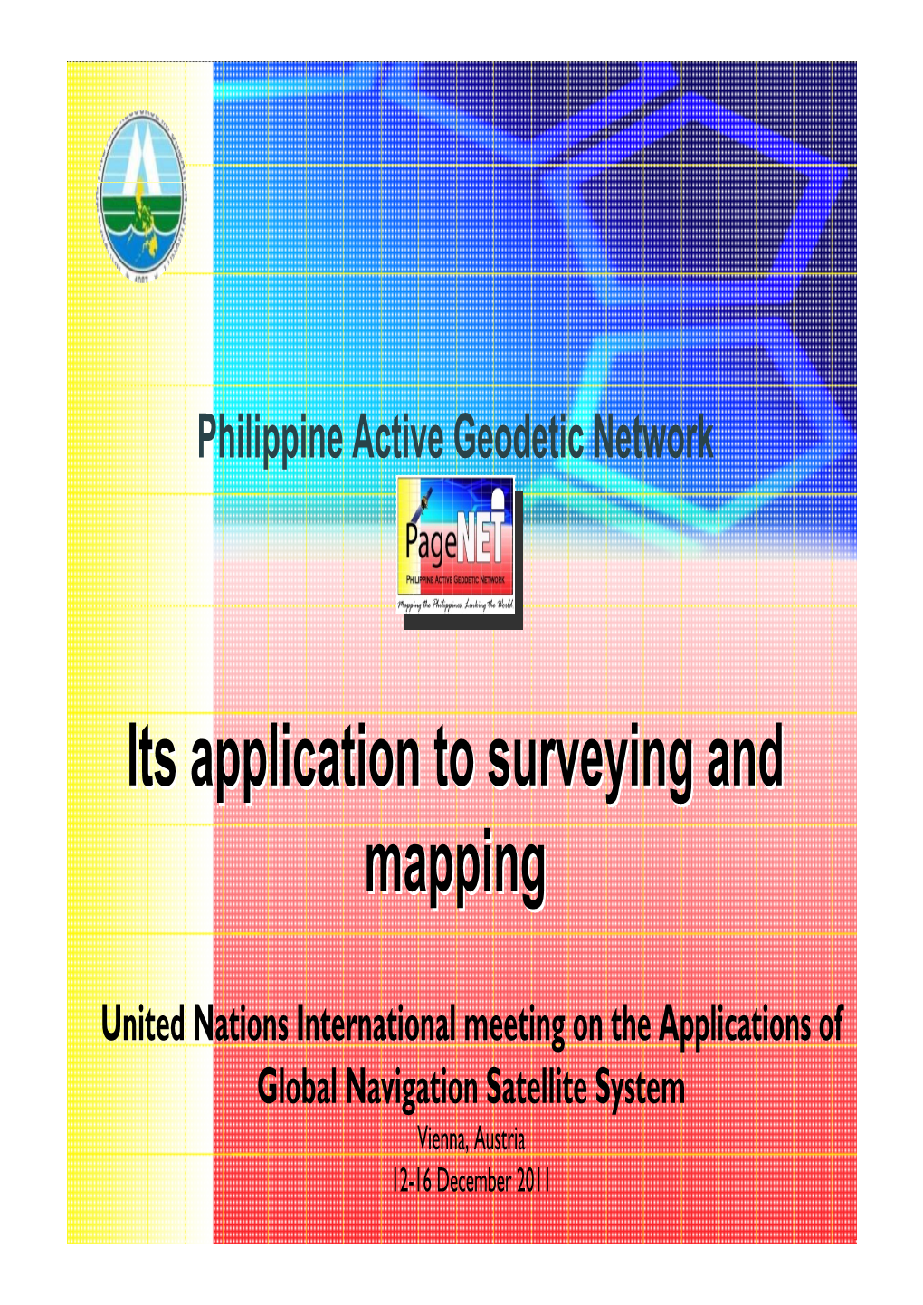 Its Application to Surveying and Mapping