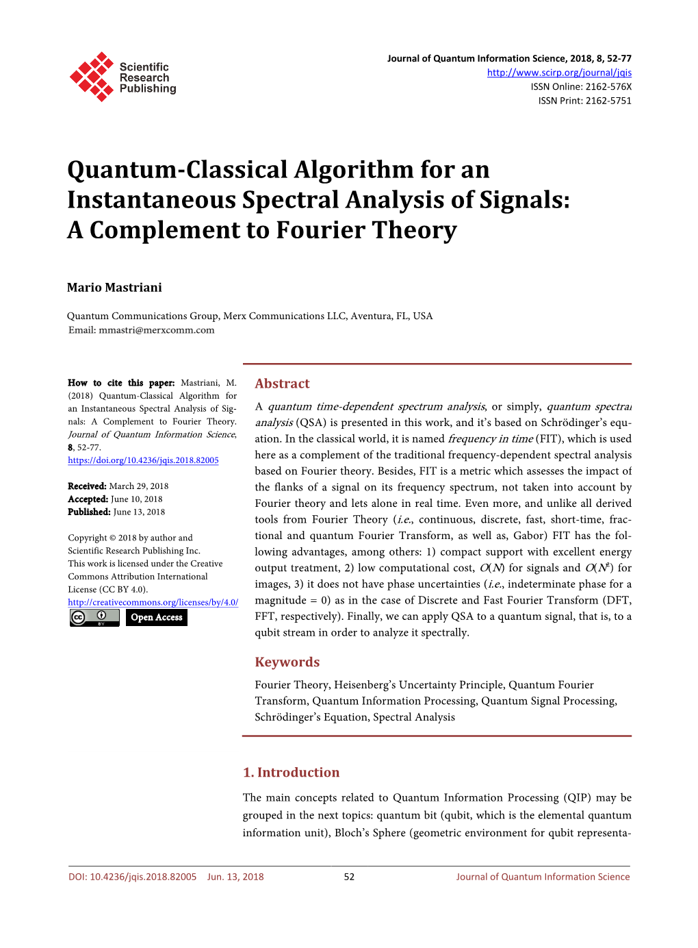 A Complement to Fourier Theory